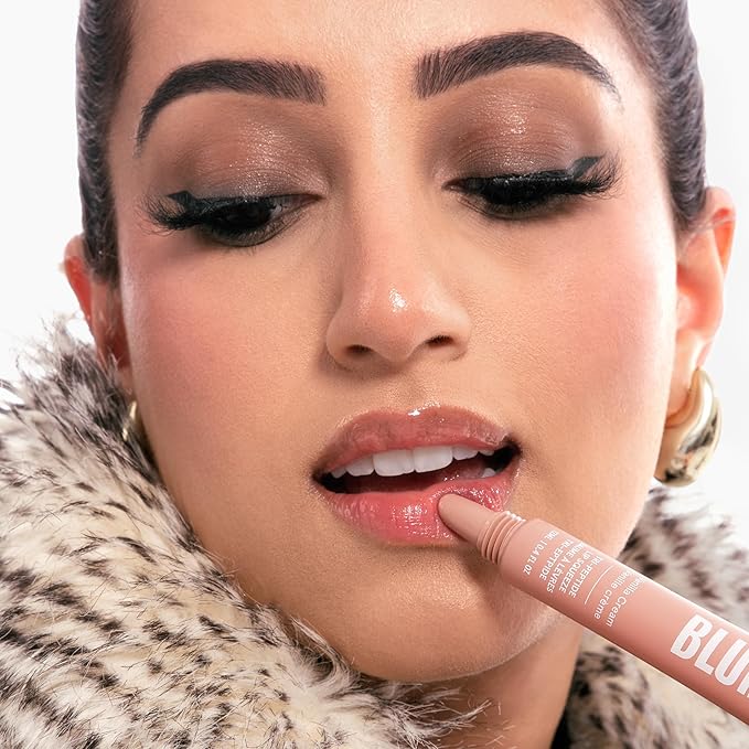 Blume Tri-Peptide Vanilla Lip Balm - Superbalm Lip Moisturizer with Shea Butter and Squalane to Deeply Hydrate & Heal Dry, Cracked Lips - Cruelty Free & Vegan Lip Plumper (0.4 Fl Oz)