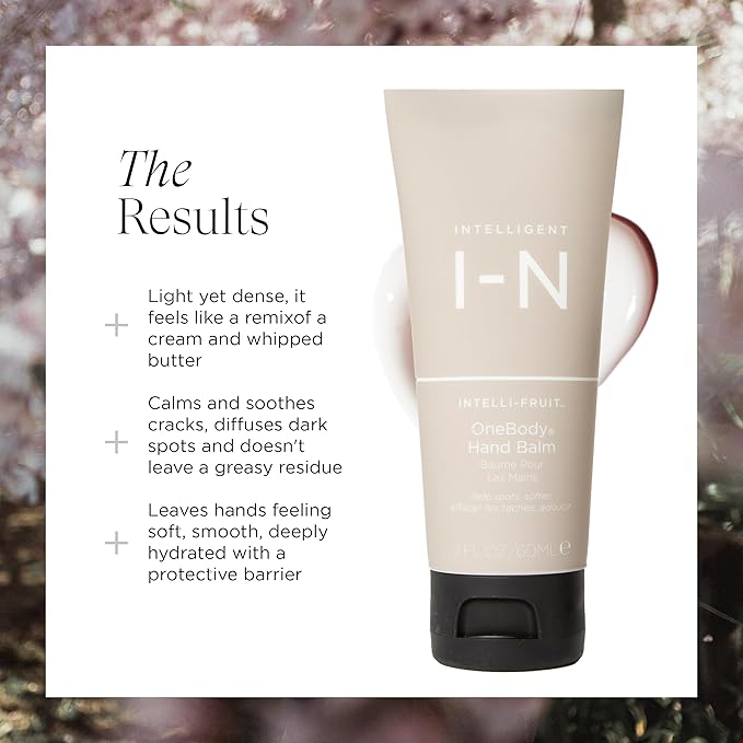 Intelligent Nutrients OneBody Hand Balm, Luxurious Hand and Nail Therapy Cream, Vegan, 2 Oz