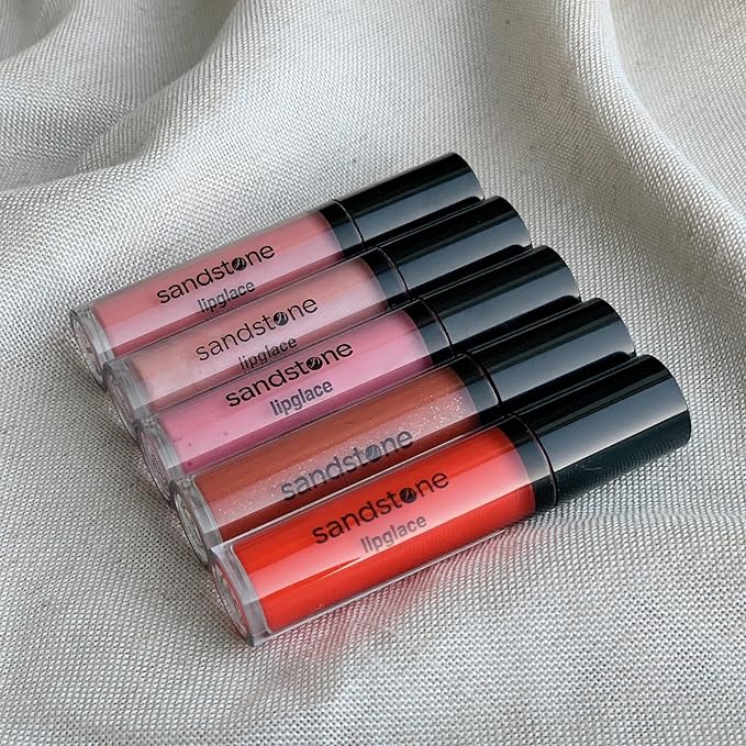 Sandstone Scandinavia Lipglace - Hypoallergenic Vegan Lip Gloss - Fragrance Free & Allergy Certified - Non Sticky & Moisturizing Lipgloss - Anti-Aging Hydrating Lipgloss (90's Vibe, 3,5 g)