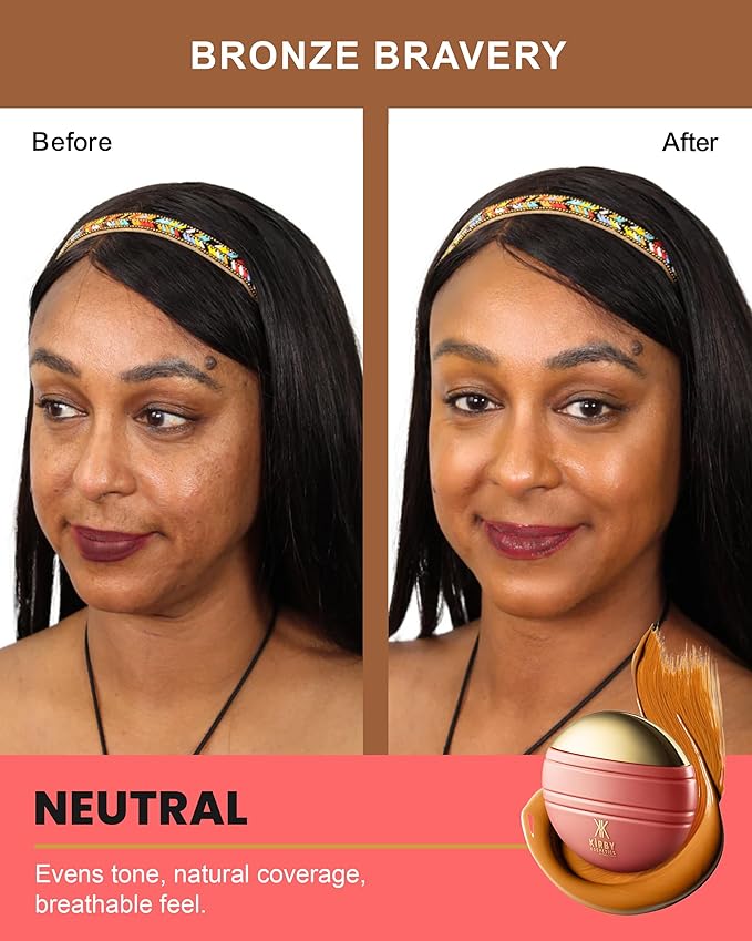 Konfident Glow Skin Tint – Bronze Bravery Hydrating Oil-Free Glass-Skin Foundation, Buildable Light-to-Medium Coverage, 30 ml – Inclusive Clean Makeup for Radiant Confidence