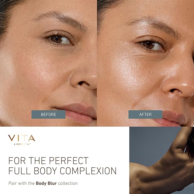 Vita Liberata Beauty Blur Face - Medium, BB Cream, Hydrating Skin Finish, Radiant Glow & Flawless Complexion, 1.01 fl oz