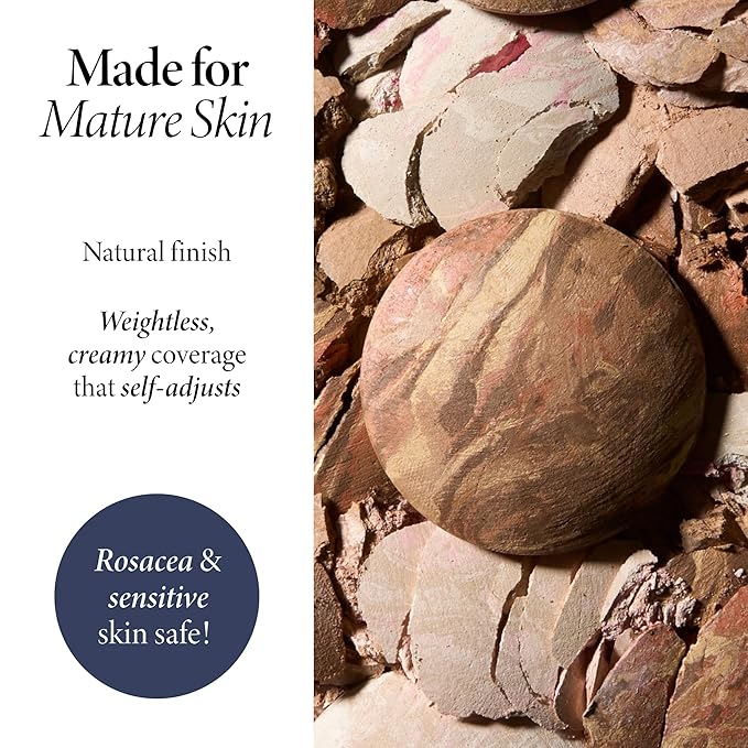 LAURA GELLER NEW YORK Award-Winning Baked Balance-n-Brighten Color Correcting Powder Foundation - Porcelain - Buildable Light to Medium Coverage - Demi-Matte Natural Finish