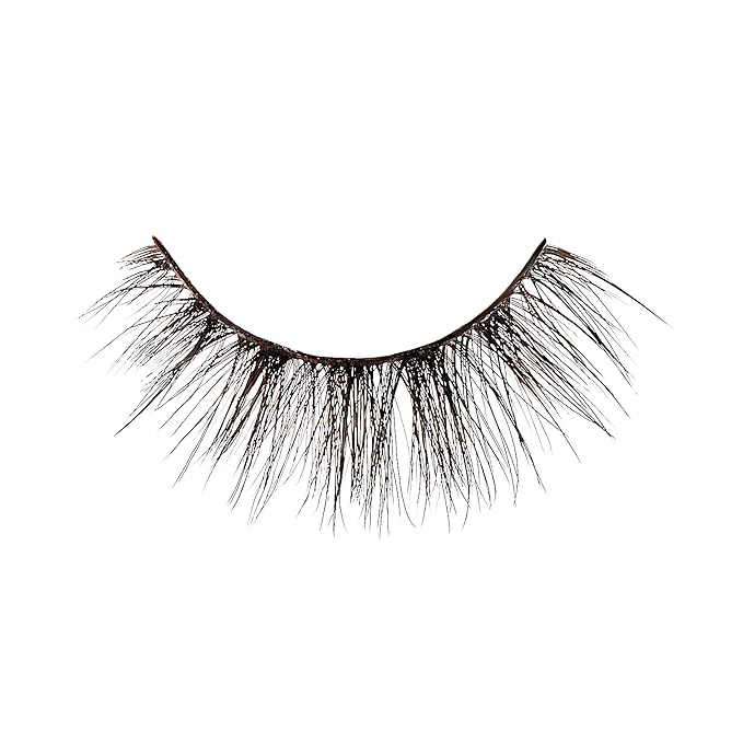 KISS Lash Couture LuXtensions Collection False Eyelashes, Flat Lash Technology, Super Slim Lash Band, Real Lash Extension Fibers, Reusable, Contact Lens Friendly Strip Lashes, Style 'Velvet', 1 Pair