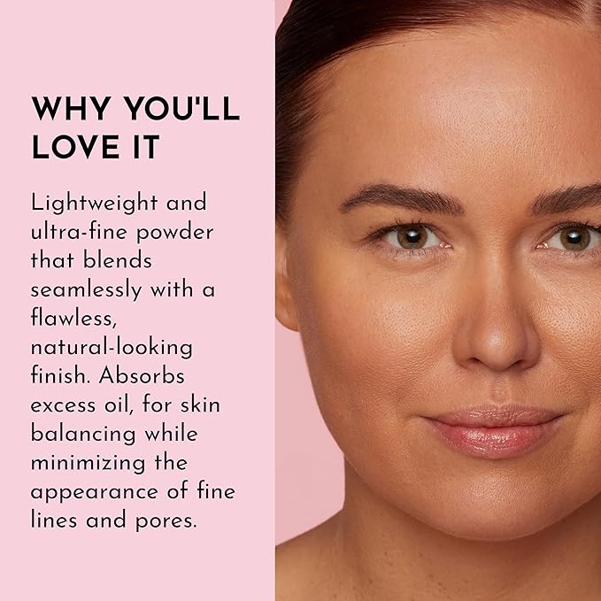 LAWLESS Women's Talc Free Skin Smoothing Powder, Medium, Tan, 0.34 Ounce