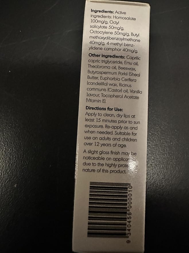 Emu Oil Moisturizing Lip Balm - 15g