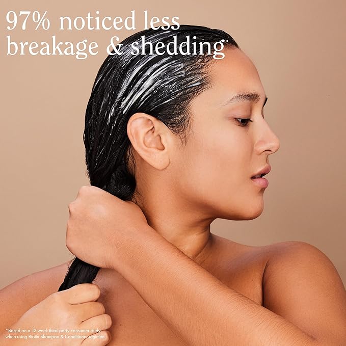 Rizos Curls Biotin Conditioner Deeply Moisturize & Reduce Breakage with Biotin, Coconut Oil & Aloe Vera Softens & Detangles All Hair Types Straight, Wavy, Curly Sulfate & Paraben Free