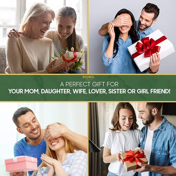 100% Real Crystal Jade Stone Roller and Gua Sha Set with Vitamin C Serum | Great for Eye Puffiness Treatment, Skin Tightening, Anti Aging, Rejuvenate Face & Neck | Great Gift for Women & Men (Green)