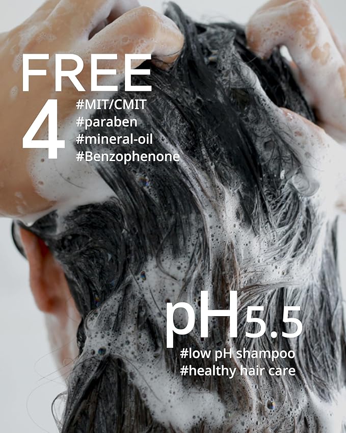 SAN TTEUT Scalp Refreshment Hair Shampoo - pH 5.5 Keratin & Protein Perfumed Shampoo for Hair Loss Relief, Cooling, Exfoliating - Mint & White Musk Scent - Paraben Free - 17 fl.oz.