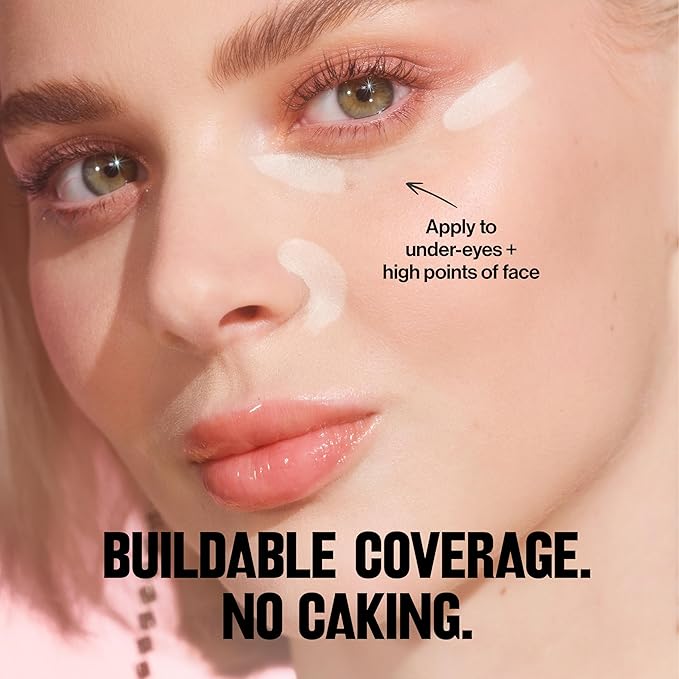 Revlon Glimmer Brightening Concealer, Liquid Under Eye Makeup, Made with Caffeine, Vitamin C, & Stevioside, 175, 0.3 fl oz