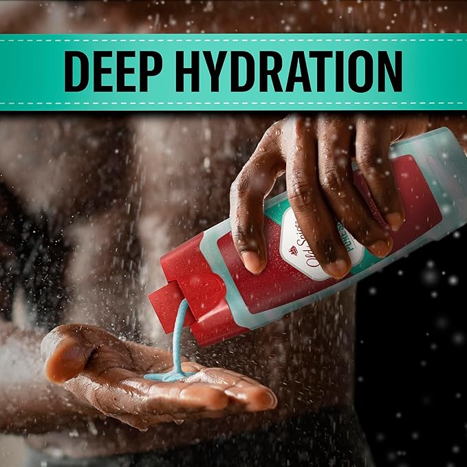 Old Spice Moisturizing Body Wash for Men, Hydro Wash, 2-in-1 Long Lasting Scent & Deep Hydration, 24/7 Shower Fresh, Pure Sport Scent, 21 oz (Pack of 4)