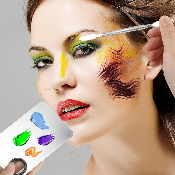 10-in-1 Makeup Spatula and Powder Puff Set