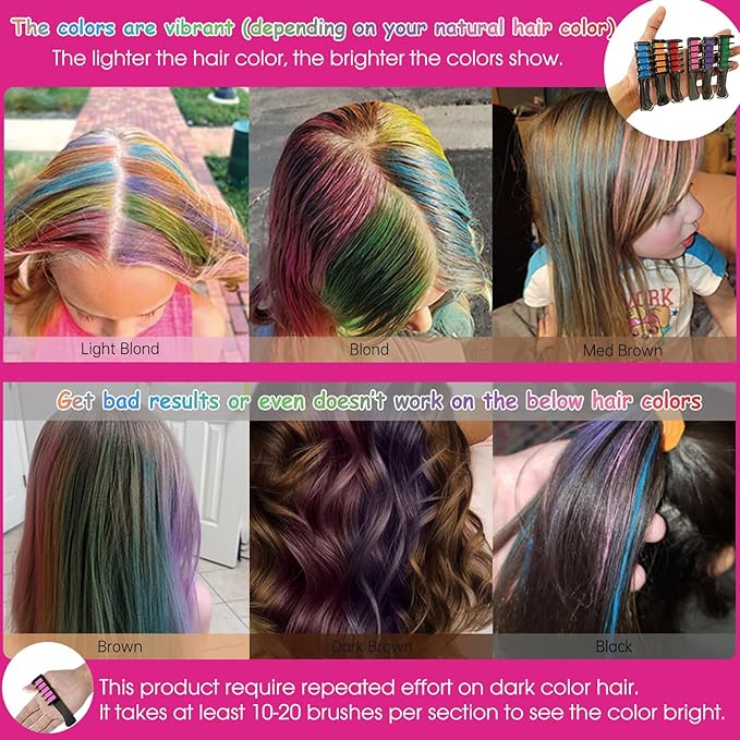 New Hair Chalk Comb Temporary