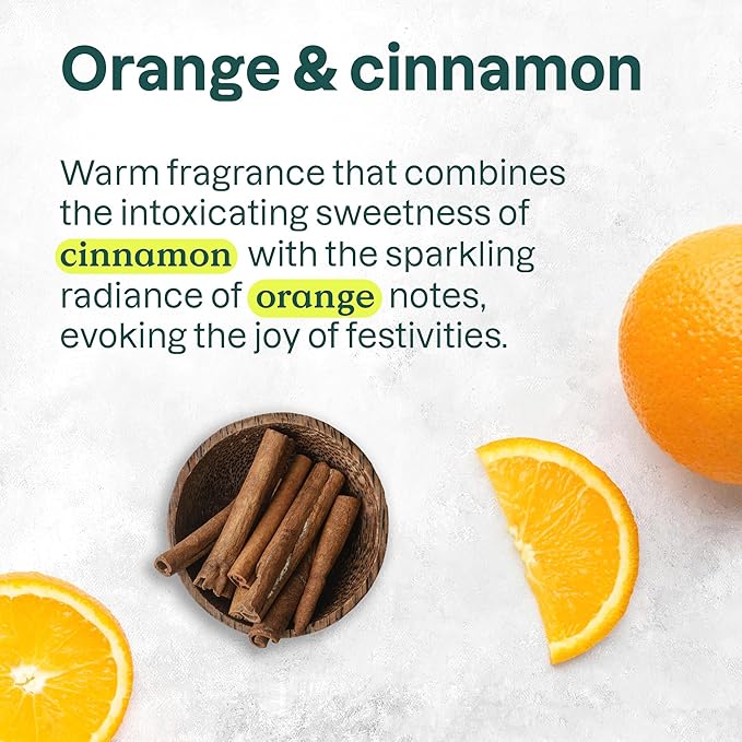 ATTITUDE Liquid Hand Soap, EWG Verified, Plant and Mineral-Based, Vegan Personal Care Products, Orange Cinnamon, 16 Fl Oz