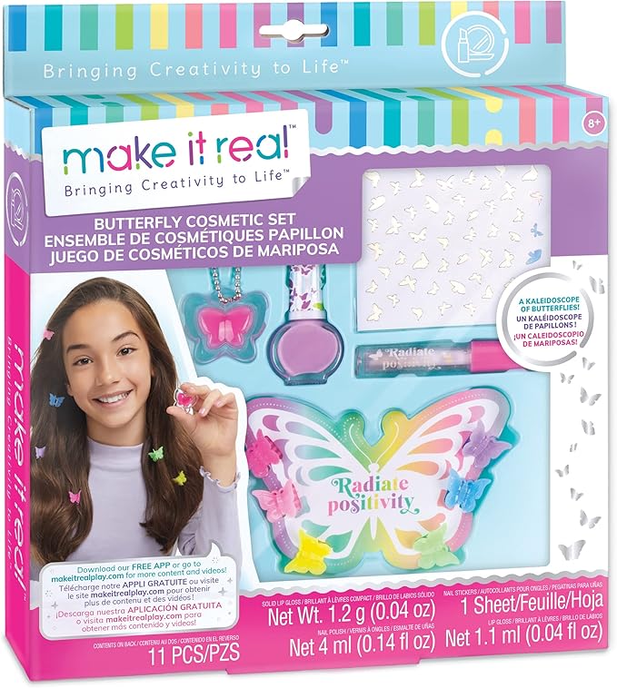 Make It Real: Butterfly Dreams Cosmetic Set -