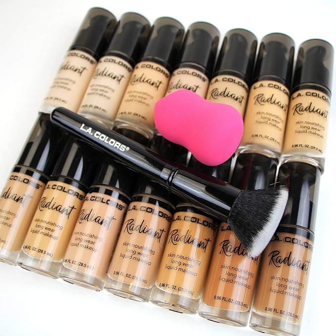 L.A. COLORS Radiant Liquid Makeup, Creamy Café CLM395