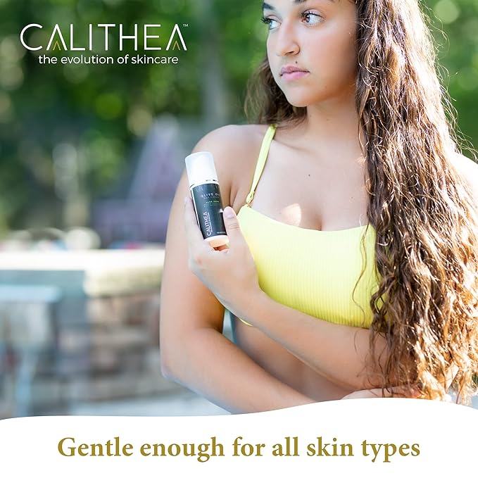 Calithea Day Cream Facial Moisturizer for Healthy, Glowing, Balanced Skin with Aloe Vera, Prickly Pear, Olive Oil