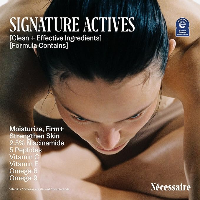 Nécessaire The Body Duo (Eucalyptus) Skincare Gift Set For Women + Men - The Body Wash 16.9oz + The Body Lotion 15.2oz. Multi-Oil Shower Gel Cleanser + Multi-Peptide Body Moisturizer. Non-Comedogenic.