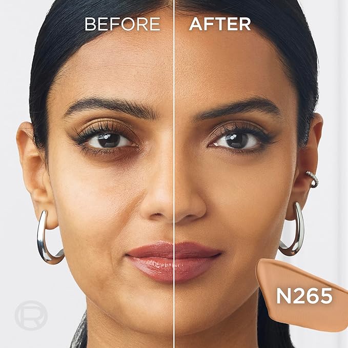 L'Oreal Paris Infallible Skin Ink 2-in-1 Foundation Concealer Hybrid Face Makeup, up to 48HR Transfer-Resistant with Buildable Light to Full Coverage, 265 Medium Neutral