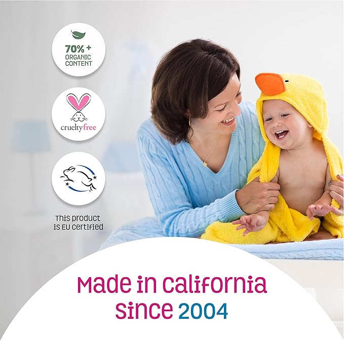 Nature's Baby Conditioner & Detangler - Formulated for Problem and Sensitive Skin - Sulfate Free, No Artificial Fragrances and pH Neutral - Lavender Chamomile 8 oz