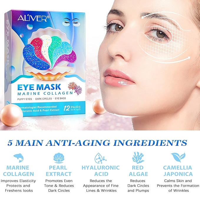 Eye gels with natural marine