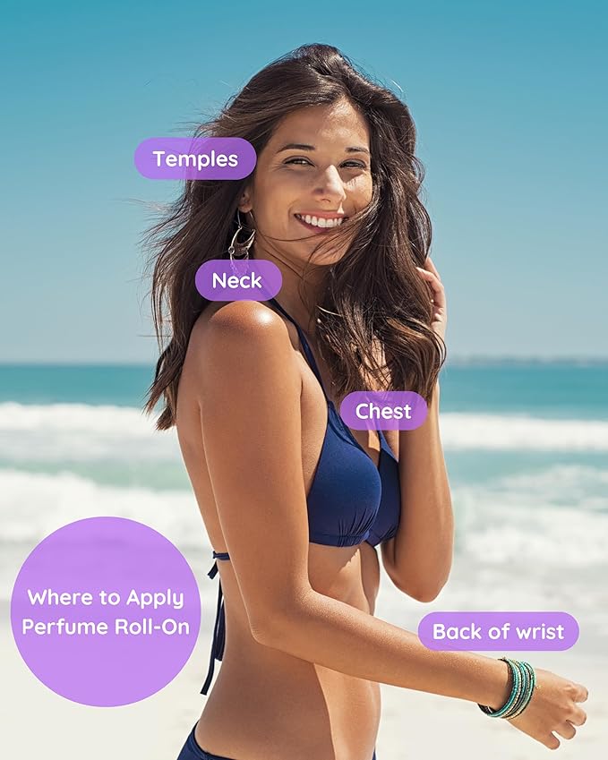 Lilac Blossom Delicious Pure Essential and Fragrance Oil Perfume Roll On with Organic Jojoba Oil, Alcohol Free, Small-Batch, Made in California, 0.34 Fl Oz