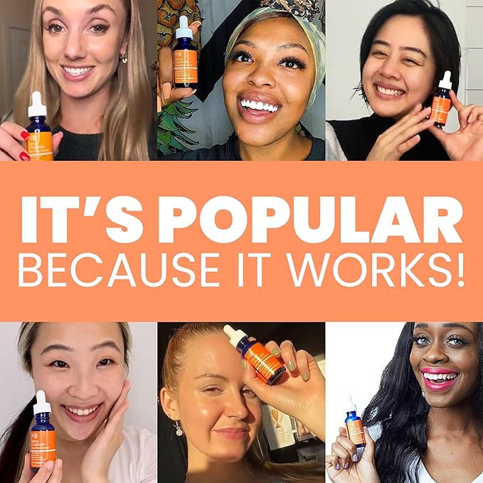 SeoulCeuticals Large 2oz Korean 20% Vitamin C Hyaluronic Acid Serum + CE Ferulic Acid - Potent Anti Aging Vit C, Anti Wrinkle K Beauty Skincare