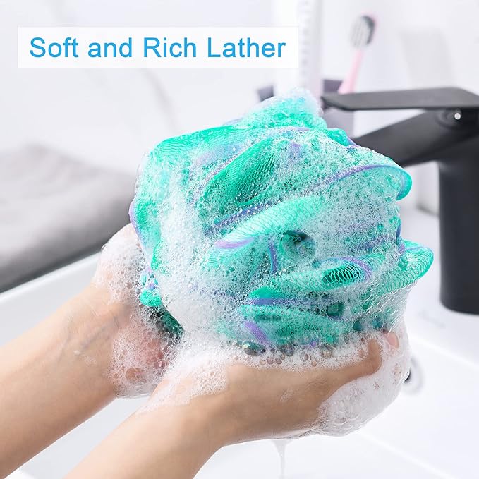 Amazerbath loofah sponge 60g/piece, exfoliating