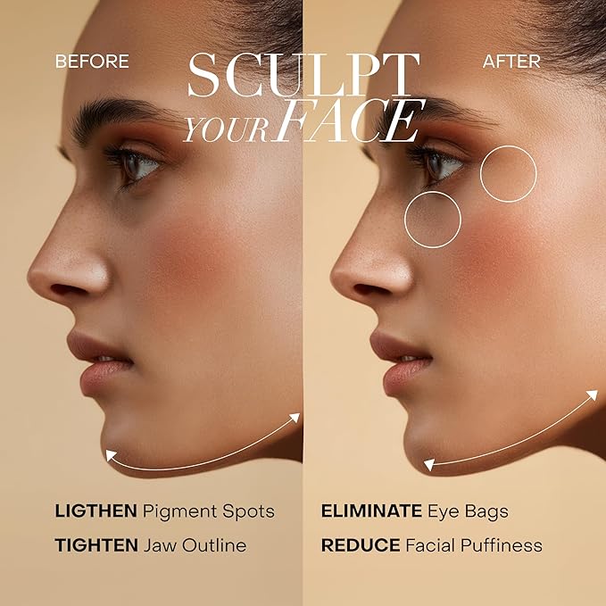 GEMELLE La Sculptante White Jade Gua Sha Facial Tool | Face & Body | 10x Award Winner | 5-Sided Gua Sha Stone for Face Sculpting, Lymphatic Drainage, Guasha Massage, Jawline, Puffiness, Firming, Gifts