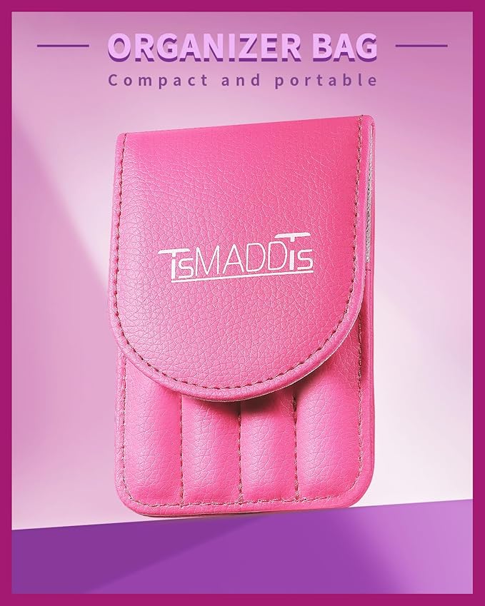 TsMADDTs 6 PCS Eyebrow Tweezers Set, Tweezers for Women Facial Hair with Curved Scissor and Eyebrow Brush for Ingrown Hair