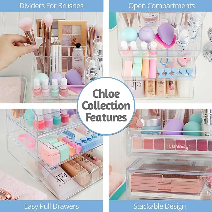 Stori chloe stackable clear makeup