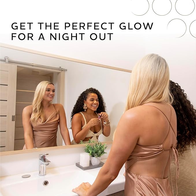 Norvell Venetian Sunless Facial Self Tanner Mousse with Bronzer, 1.7 Fl Oz - Instant Self Tanning - Natural Looking - Anti-Orange - Fake Tan for Bronzing Glow