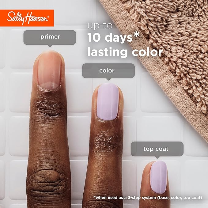 Sally Hansen Miracle Gel™, Hunger Flames, Long Lasting, Gel-Like Formula, No UV Lamp Needed, Purple Nail Polish (Pack of 2)