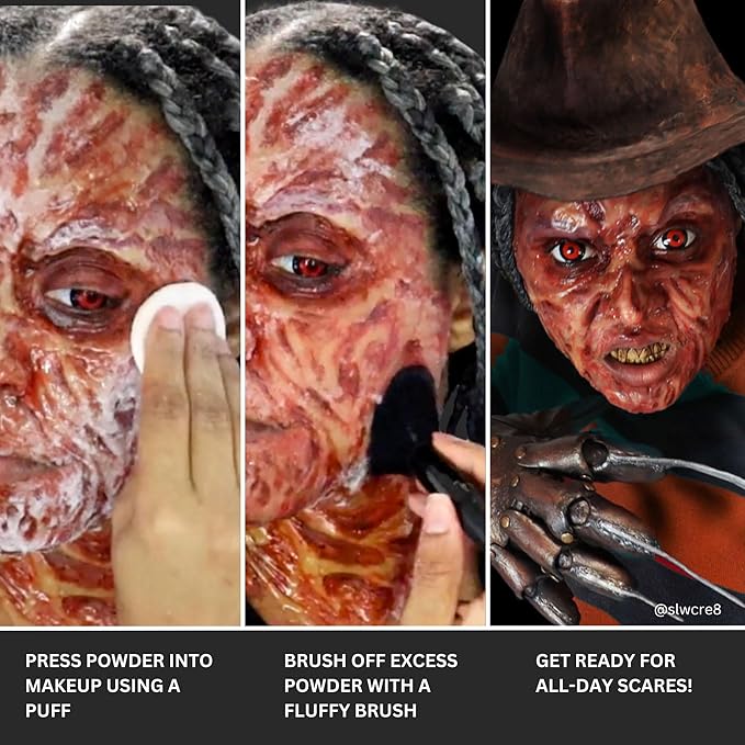 Mehron Makeup Colorset Powder | Translucent Setting Powder | Special Effects, Halloween, & Film 0.5 oz (14 g)