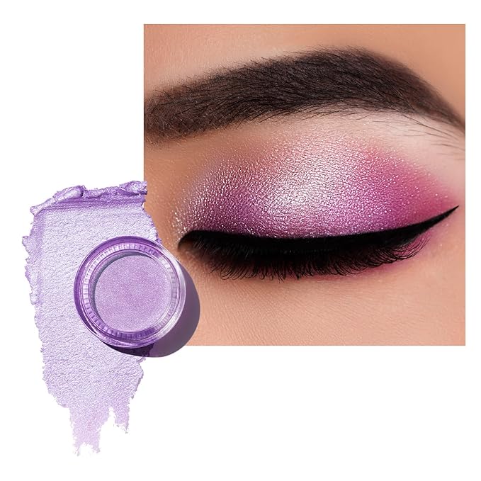 Oulac Cream Eyeshadow also for Highlighter Large Capacity Highly Pigmented Eye Shadow Waterproof &Long Lasting with Moisturizing Formula 04