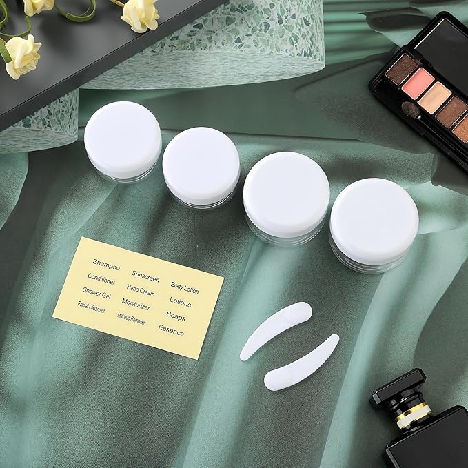 16 Pack Travel Bottles for Toiletries, Leakproof Travel Containers for Toiletries, TSA Approved Silicone Travel Accessories Squeezable Refillable 3oz for Shampoo Conditioner Lotion