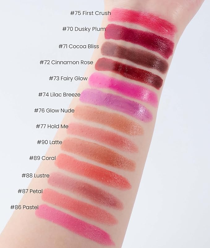 Moisture Soft Pink Lipstick – Hydrating Lip Balm for Dry, Cracked Lips, Weightless Creamy Lip Color with Vitamin E, Hydrasmooth, Glossy Juicy Finish, Long Lasting for Women (Pastel)