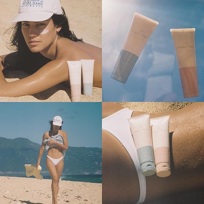 SPF 30 Mineral Sunscreen - Reef Friendly, Ocean Safe, Vegan Sunscreen Lotion for All Ages, No White Residue, Water-Resistant, 3.4 fl oz