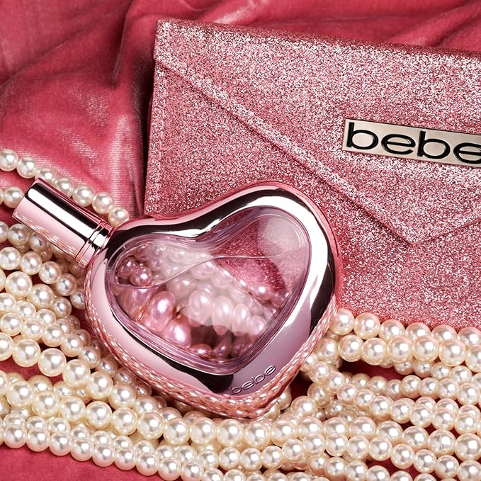 Bebe Sheer Eau de Parfum Spray for Woman - Long Lasting Amber Floral Womens Fragrance - Notes of Citrus Cocktail, Pink Peony and Sandalwood Perfume for Women - 3.4 oz