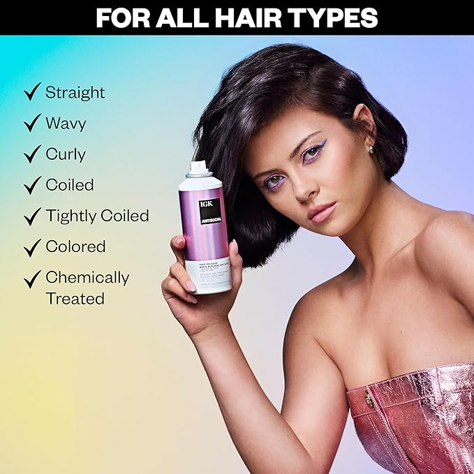 IGK Antisocial Bond-Building Dry Hair Mask, overnight dry hair mask for damaged hair, revive healthy hair, hair treatment, product for hair breakage, vegan protein treatment 5 Oz