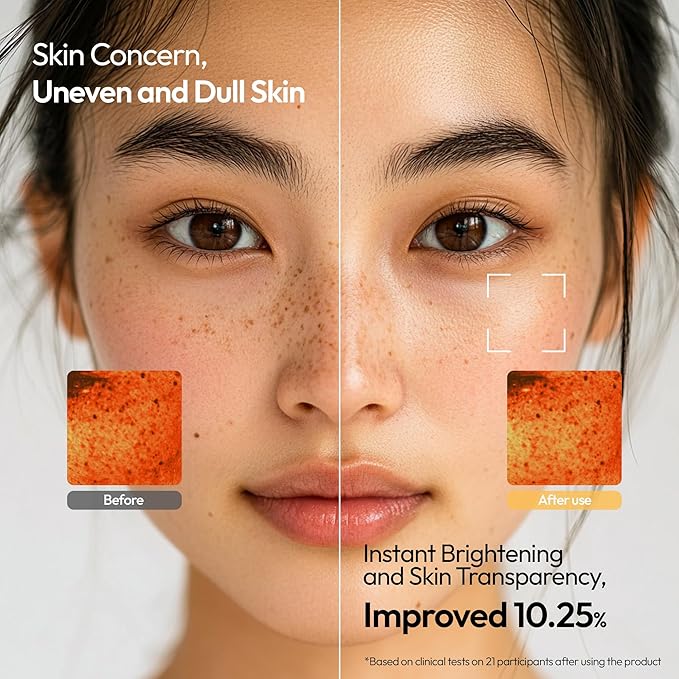 FreeGo Pure Vitamin C Daily Brightening Pad (100 Pads), K-Beauty Facial Toner Pads for Uneven Hyperpigmented Skin, Instant Brightening & Transparency