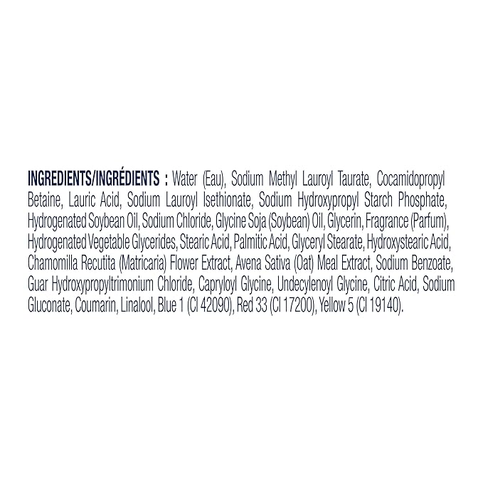 Dove Body Wash with Pump 3 Count Anti-Stress Blue Chamomile & Oat Milk, for 24hr Lotion-Soft Skin Moisturizing Skin Cleanser with No Sulfates No Parabens