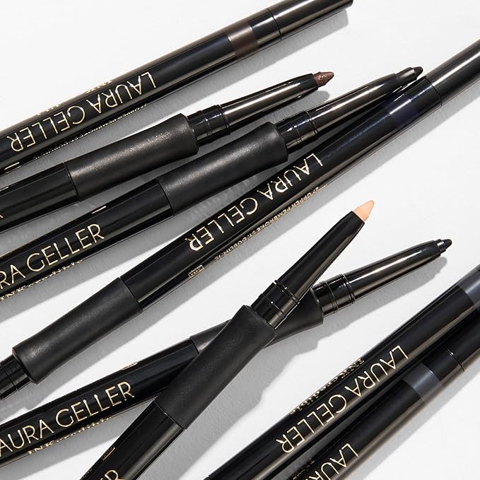 LAURA GELLER NEW YORK INKcredible Gel Eyeliner - Smoky Night - Waterproof Smudge-proof Eyeliner Pencil - Built in Sharpener