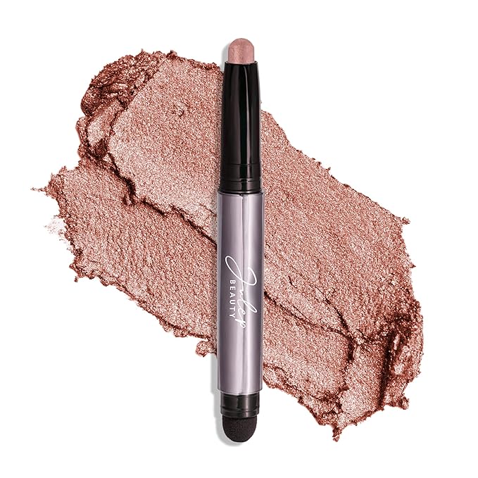Julep Eyeshadow 101 Cream-to-Powder Waterproof Shadow Stick – Rose Shimmer – Long-Lasting, Crease-Proof, Pearlescent Rose Shimmer Cream Eyeshadow with Built-in Smudger