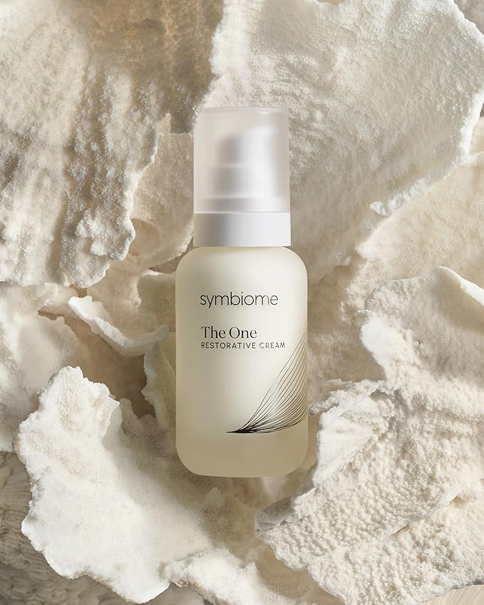 symbiome The One Restorative Cream Face Moisturizer, Anti Aging Face Cream for Smooth & Hydrated Glow, Rich & Luxurious Facial Skin Care Product, Hypoallergenic, No Fragrance, Cruelty Free, 1.7oz