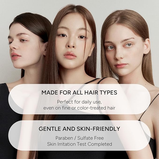 Perfumed Hair Oil & Serum 2-in-1 – Korean Essence Oil for Frizzy, Dry, Damaged Hair & Glass Hair Shine – Argan Oil & Amino Acids – Sulfate & Paraben-Free – White Floral Musk, 100ml / 3.38 fl oz