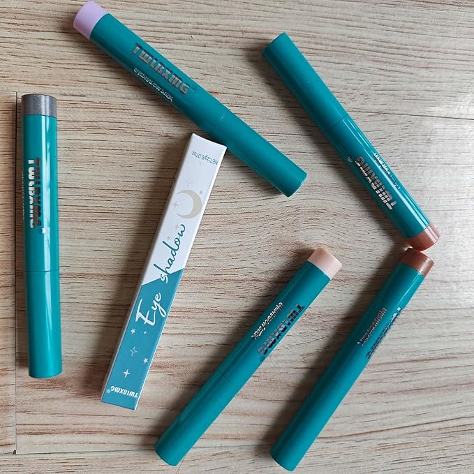 Eyeshadow Stick Eye Shadow Brightener Stick Eyeliner Pencil Cream Shimmer Glitter Smooth Eyeshadow Stick Pencil Nude Korea Primer Highlighter Natural Waterproof Long Lasting Mauve Taupe Shimmer # 04