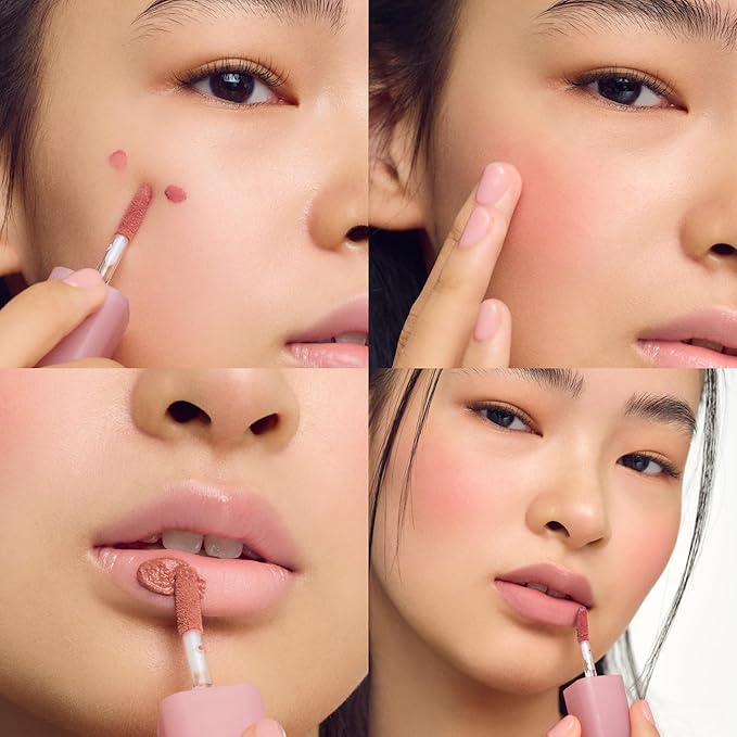 COLORGRAM NUDE BLUR TINT 11 DEEP CHOCOLATE | Soft Velvet Matte Liquid Lipstick & Cheek Tint | Lightweight Blurring Tint for a Smooth & Airbrushed Finish | Long-Lasting & Non-Sticky Formula