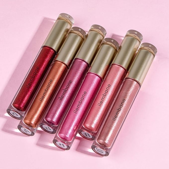 Metallic Liquid Lipstick Mauve Pink Purple – High Pigment Long-Lasting Waterproof Lip Gloss with Metallic Finish, Smudge-Proof, Non-Sticky, Comfortable Lip Makeup for Party & Daily Wear (Pure Joy)