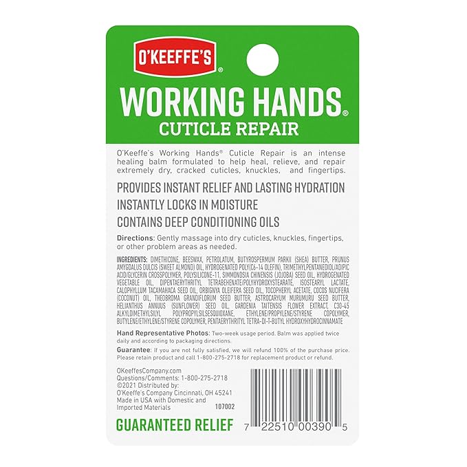 O'Keeffe's Working Hands Cuticle Repair;