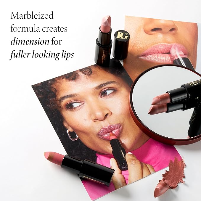 LAURA GELLER NEW YORK Italian Marble Sheer Lipstick - Peach Bellini - Hydrating & Lightweight - Vitamin E & Caster Seed Oil - Cream Finish